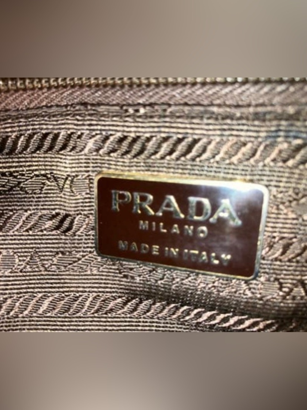 Prada Brown Leather Top-Handle Satchel with Gold Hardware and crossbody strap - Picture 4 of 11